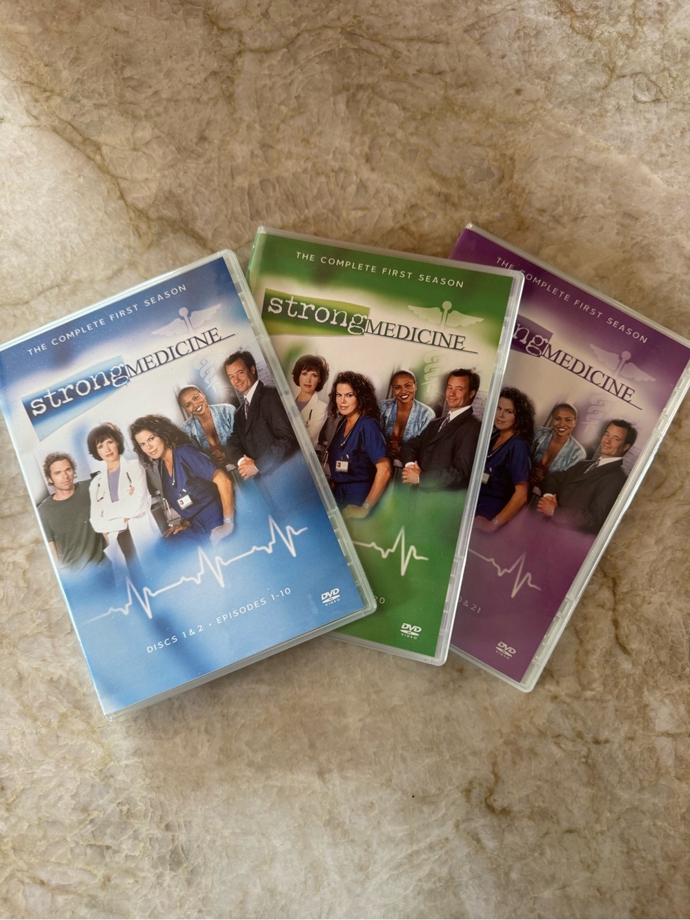 Strong Medicine: The Complete First Season DVD Set - Blue, Green, Purple Covers